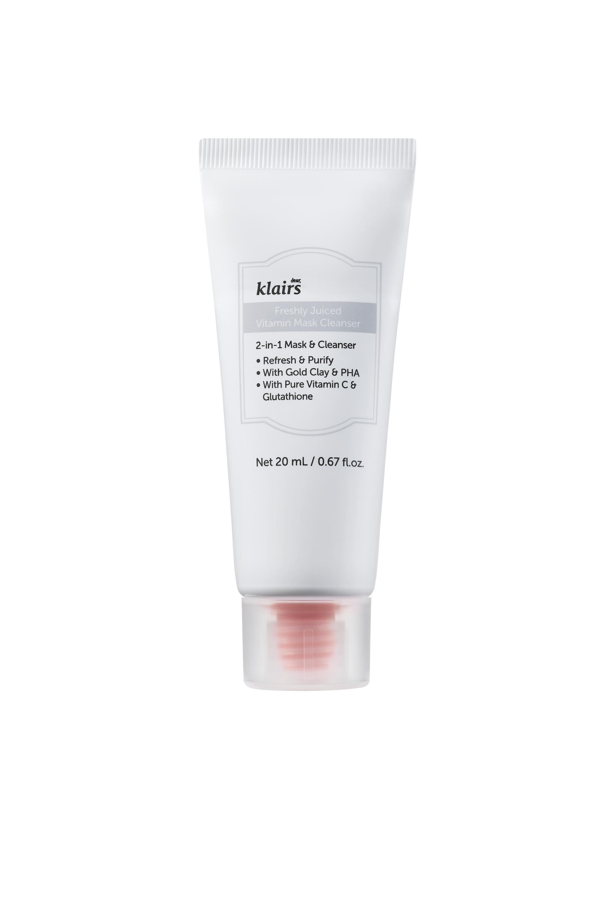 Dear, Klairs Freshly Juiced Vitamin Mask Cleanser 20 mL