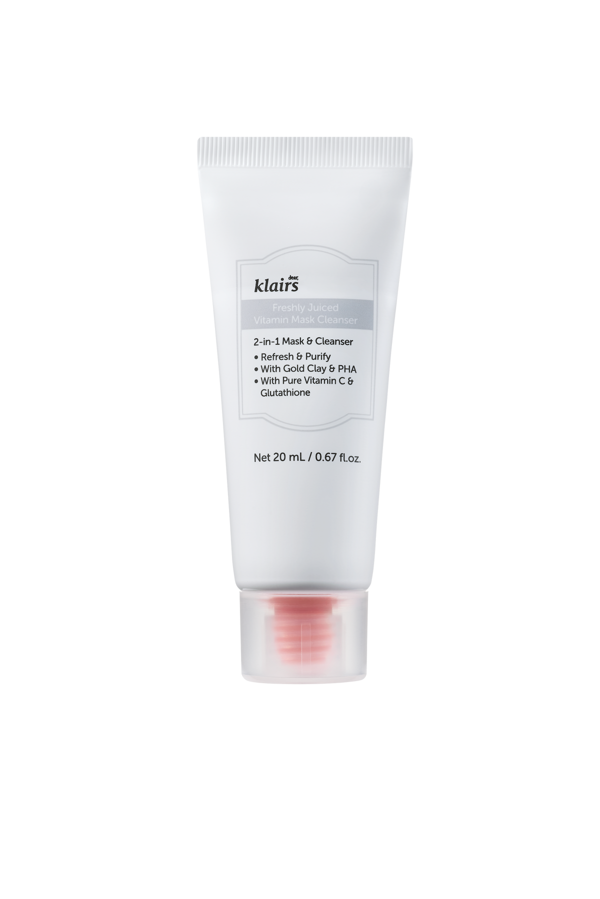 Dear, Klairs Freshly Juiced Vitamin Mask Cleanser 20 mL