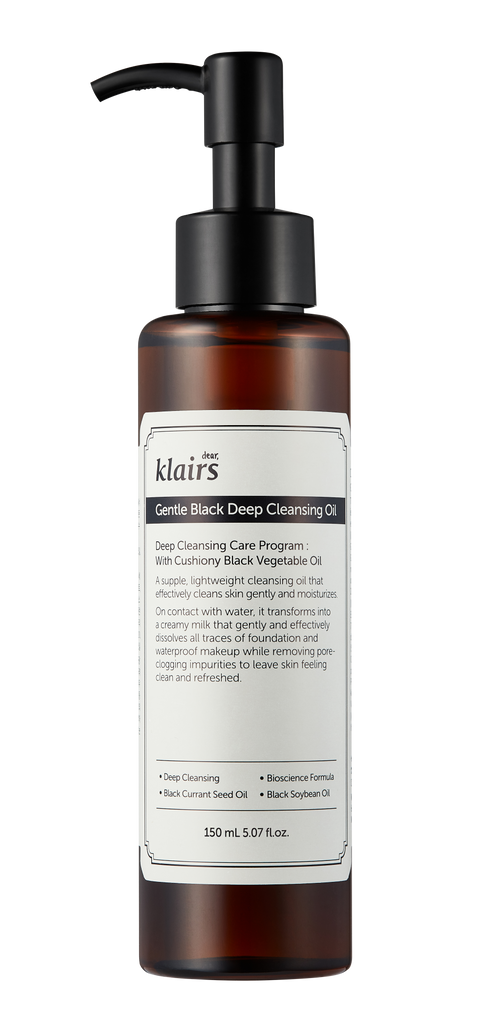 Dear, Klairs Gentle Black Deep Cleansing Oil 150 mL
