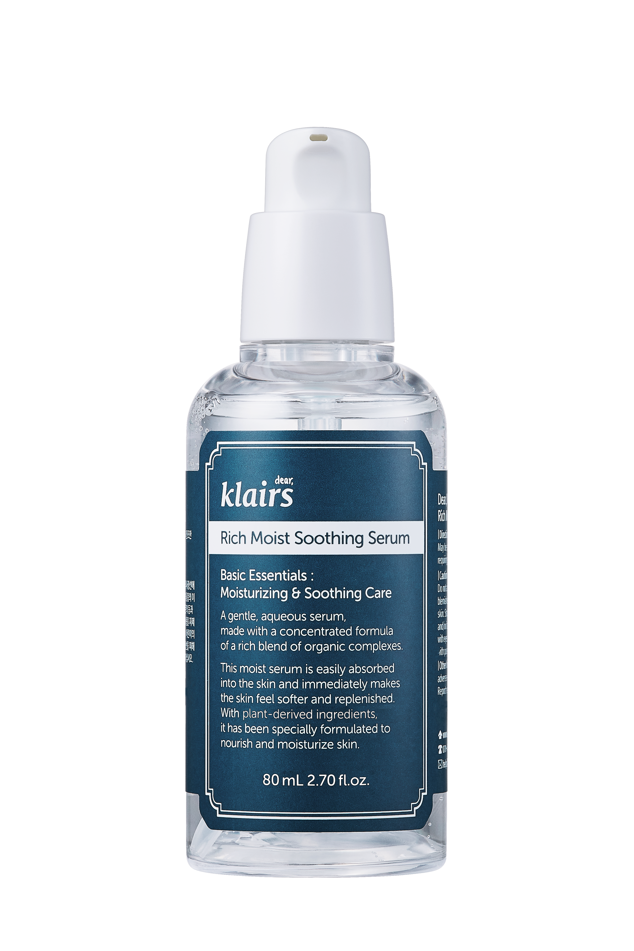 Dear, Klairs Rich Moist Soothing Serum 80 mL