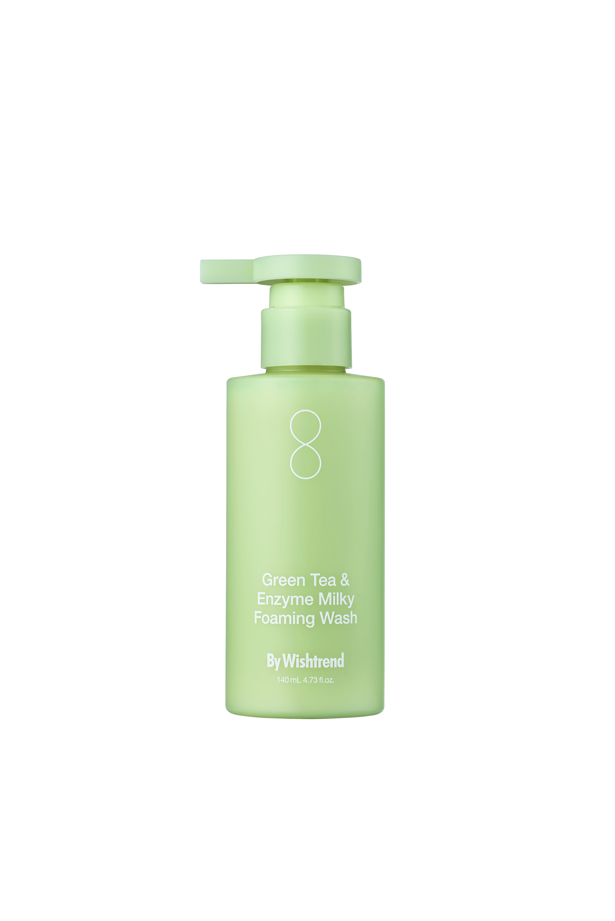 By Wishtrend Green Tea & Enzyme Milky Foaming Wash 140 mL