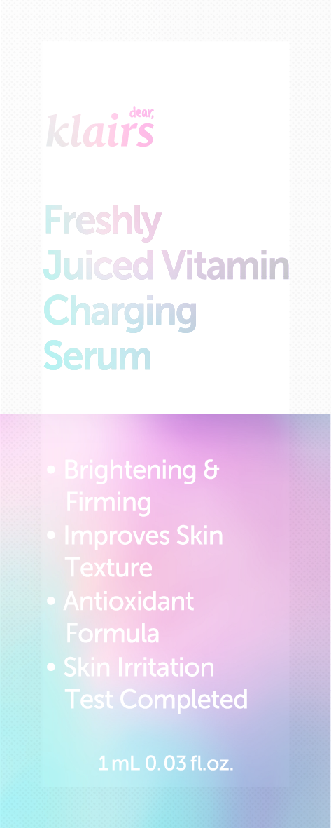 Dear, Klairs Freshly Juiced Vitamin Charging Serum 1 mL