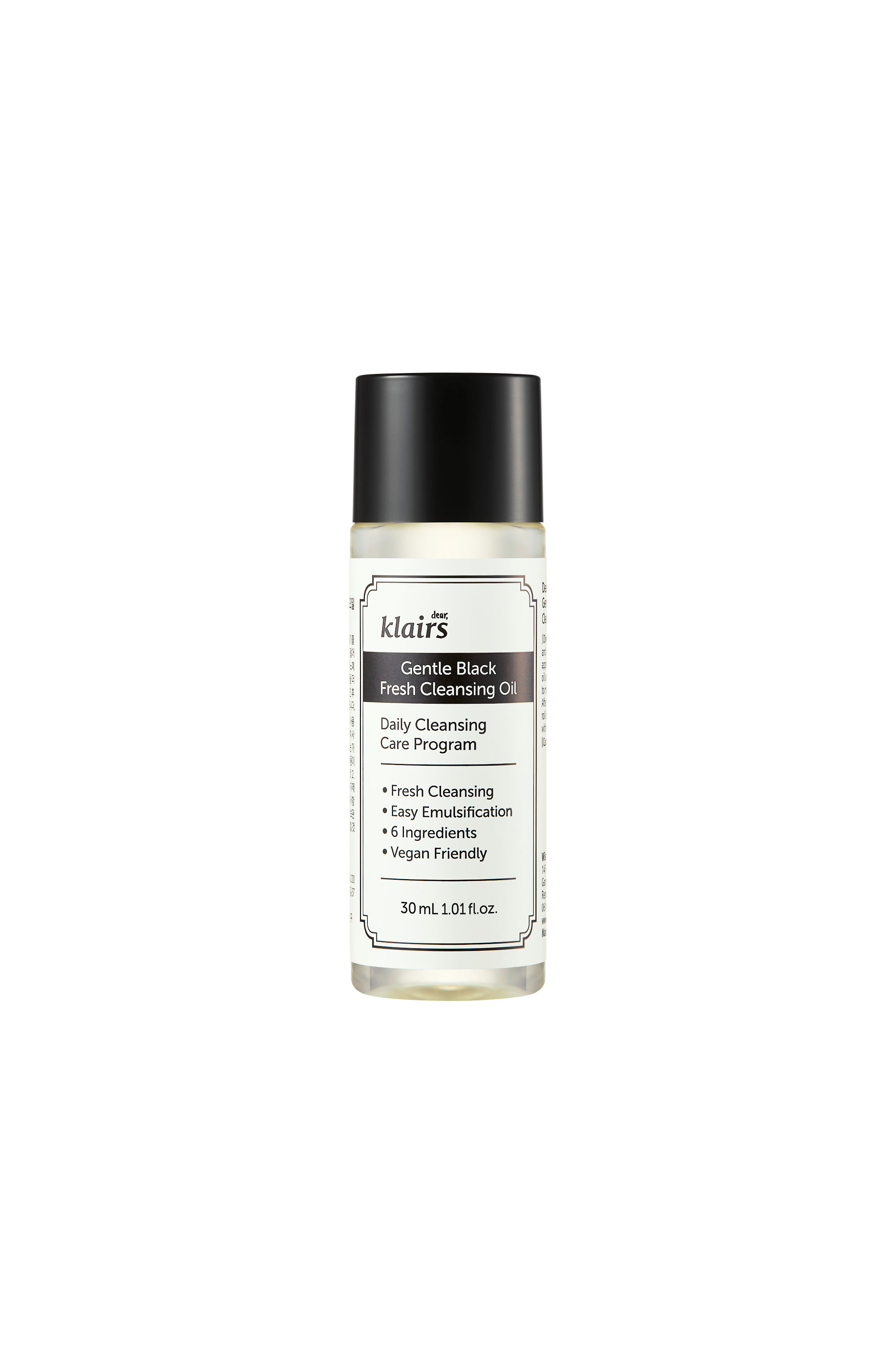 Dear, Klairs Gentle Black Fresh Cleansing Oil 30 mL