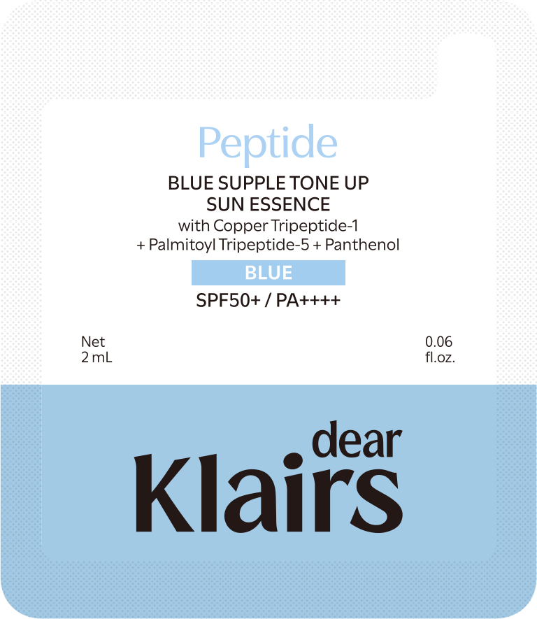 Dear Klairs Blue Supple Tone Up Sun Essence SPF50+ PA++++ 2 mL