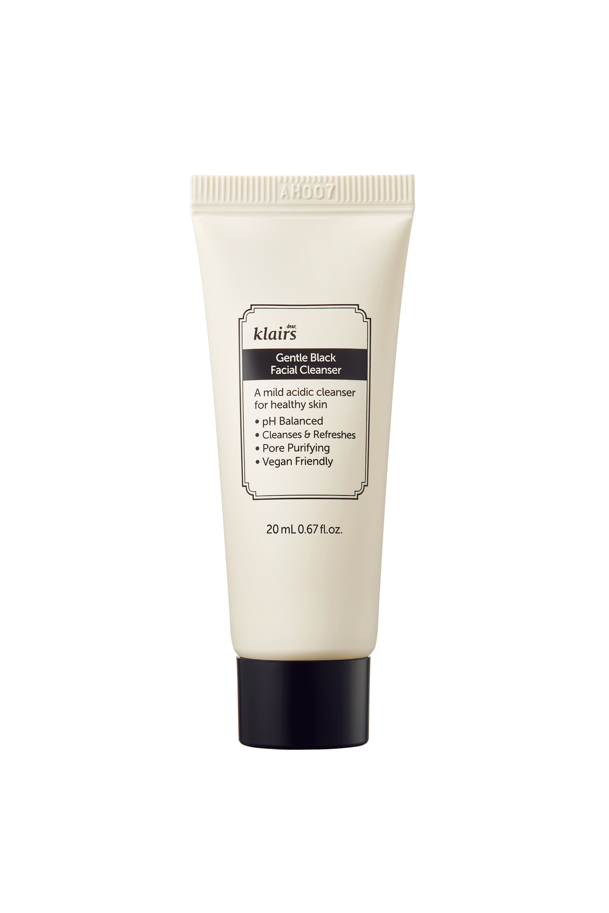 Dear, Klairs Gentle Black Facial Cleanser 20 mL
