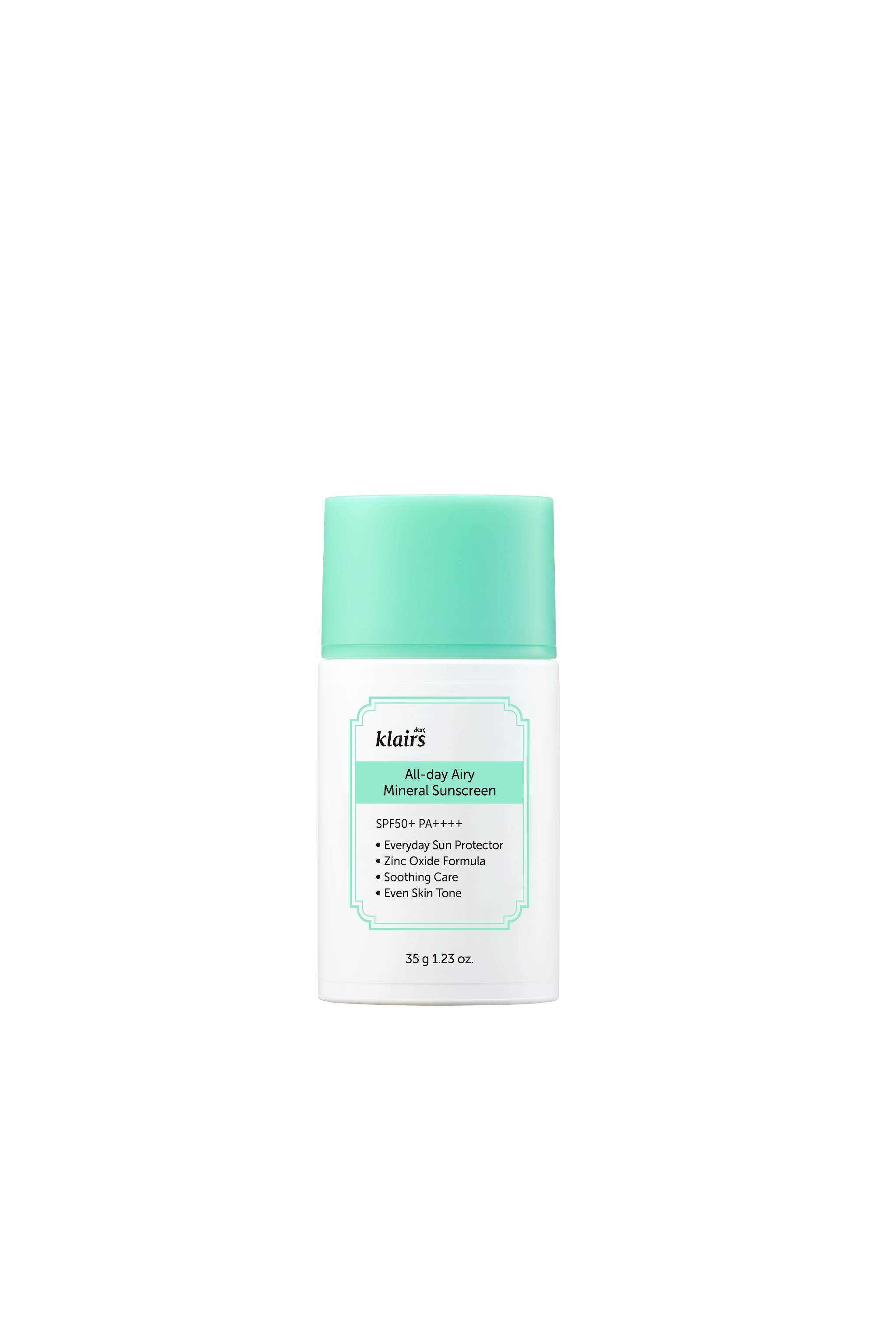 Dear, Klairs All-day Airy Mineral Sunscreen SPF50+ PA++++ 35 g