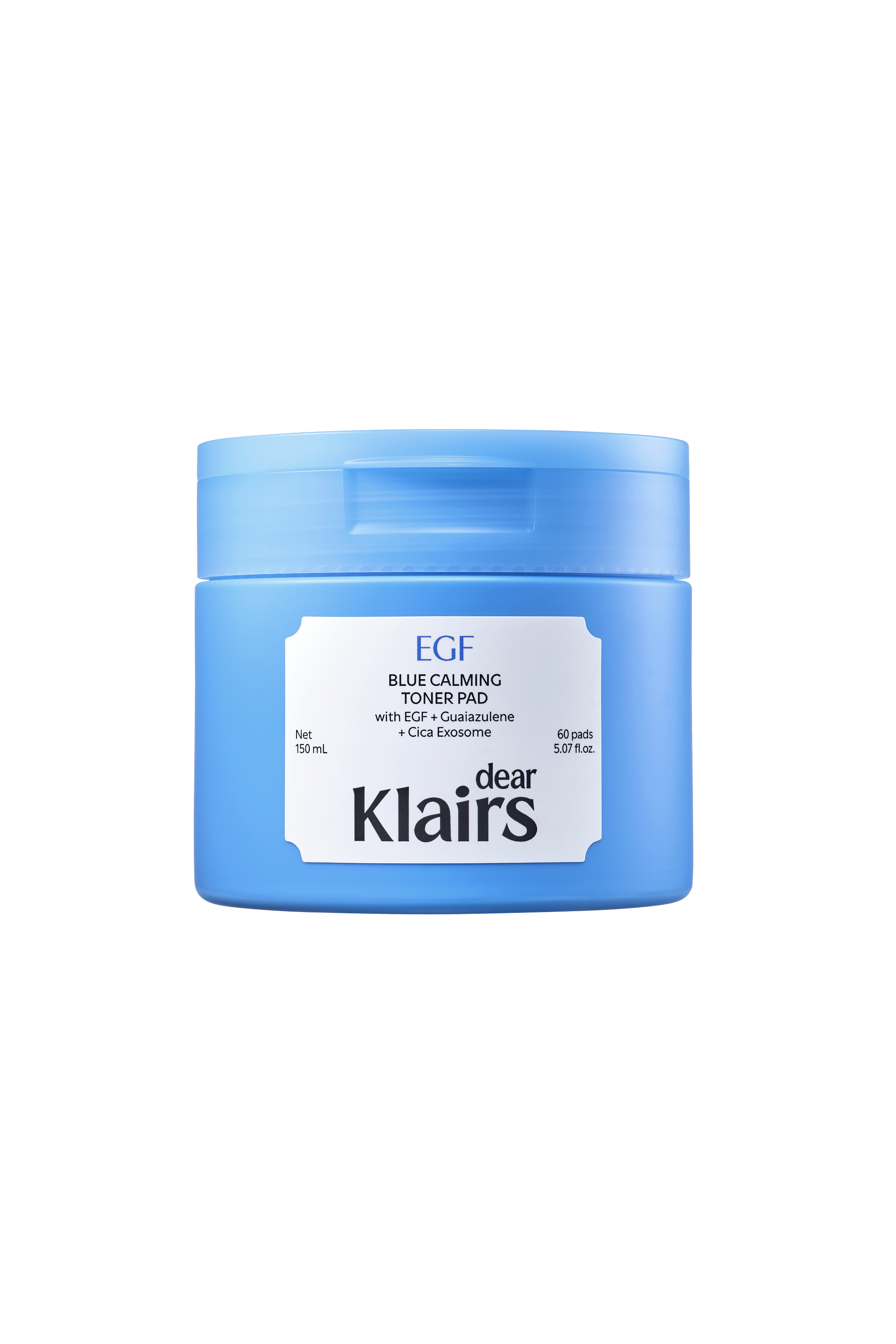 Dear Klairs EGF Blue Calming Toner Pad 150 mL 60 Pads