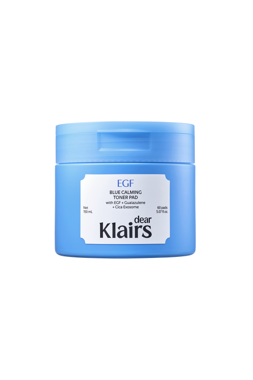 Dear Klairs EGF Blue Calming Toner Pad 150 mL 60 Pads