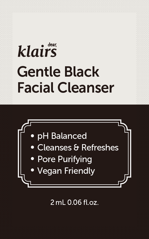 Dear, Klairs Gentle Black Facial Cleanser 2 mL