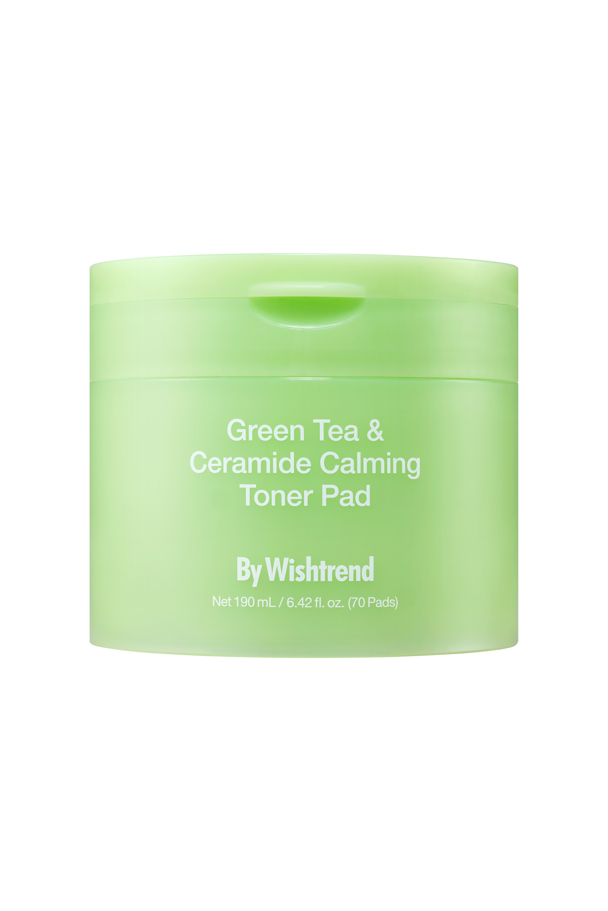 By Wishtrend Green Tea & Ceramide Calming Toner Pad 190 mL 70 Pads