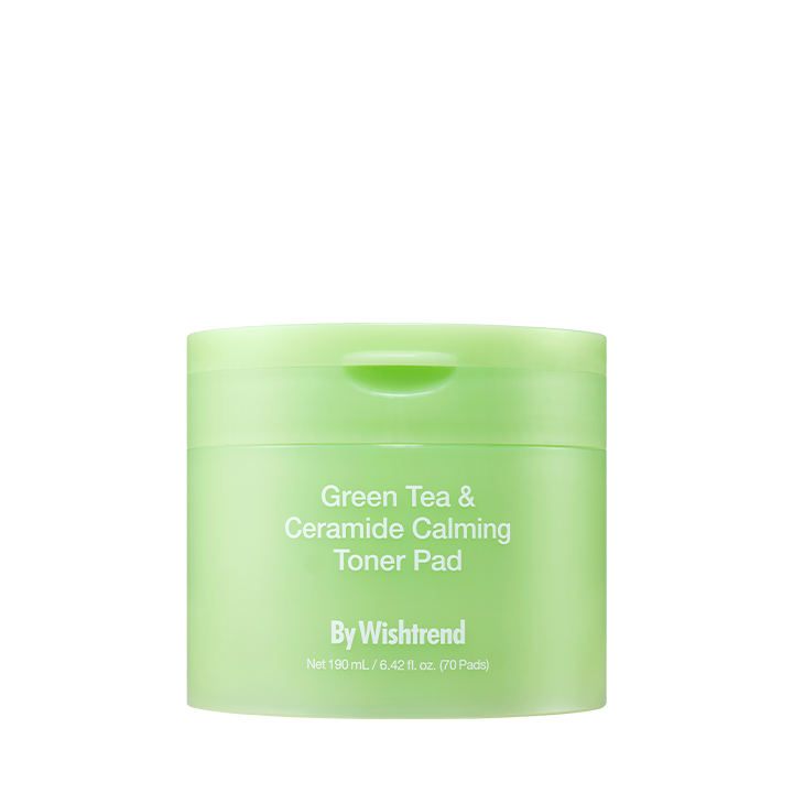 By Wishtrend Green Tea & Ceramide Calming Toner Pad 190 mL 70 Pads