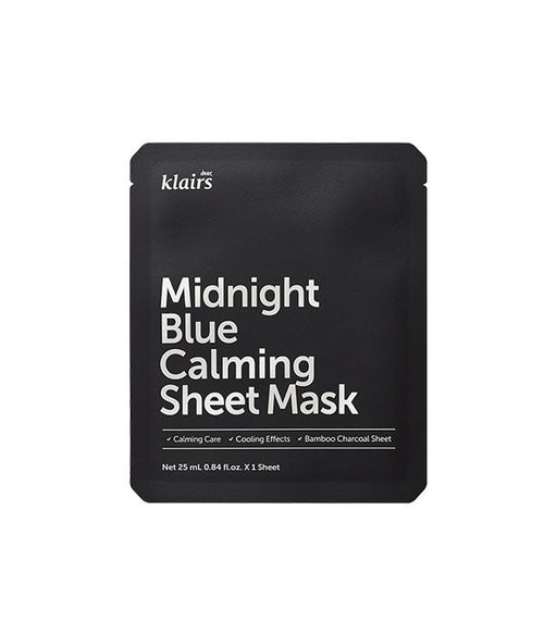Dear, Klairs Midnight Blue Calming Sheet Mask 25 mL